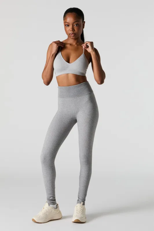 Ribbed Fleece Legging sold by Urban Planet