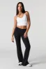 Pantalon à jambe évasée en molleton doux avec bande de taille repliée sold by Urban Planet