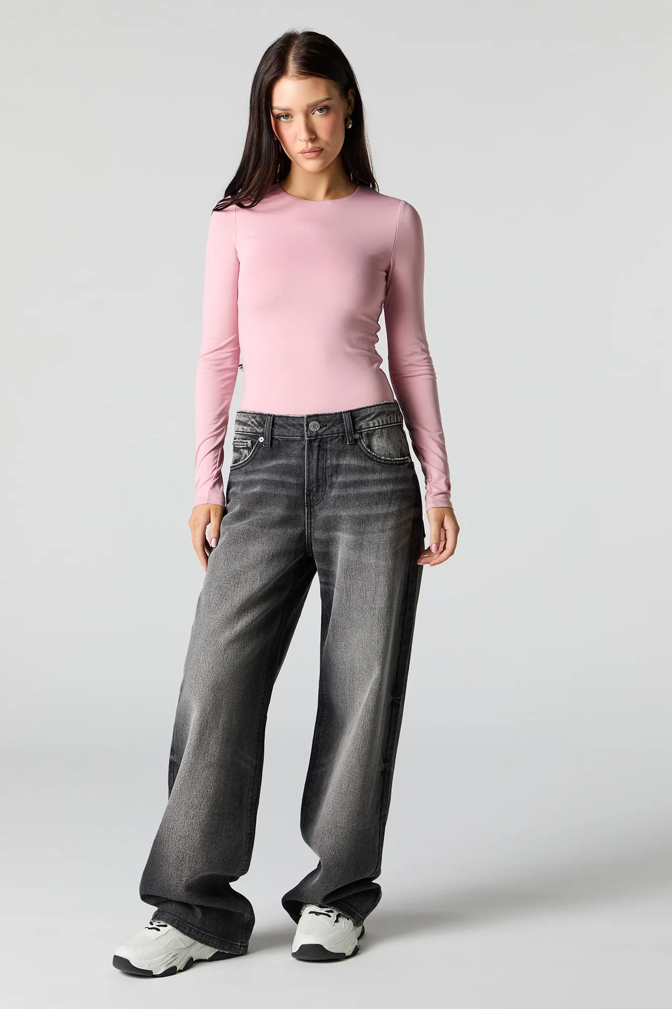 Contour Crewneck Long Sleeve Bodysuit sold by Urban Planet product image thumbnail 3