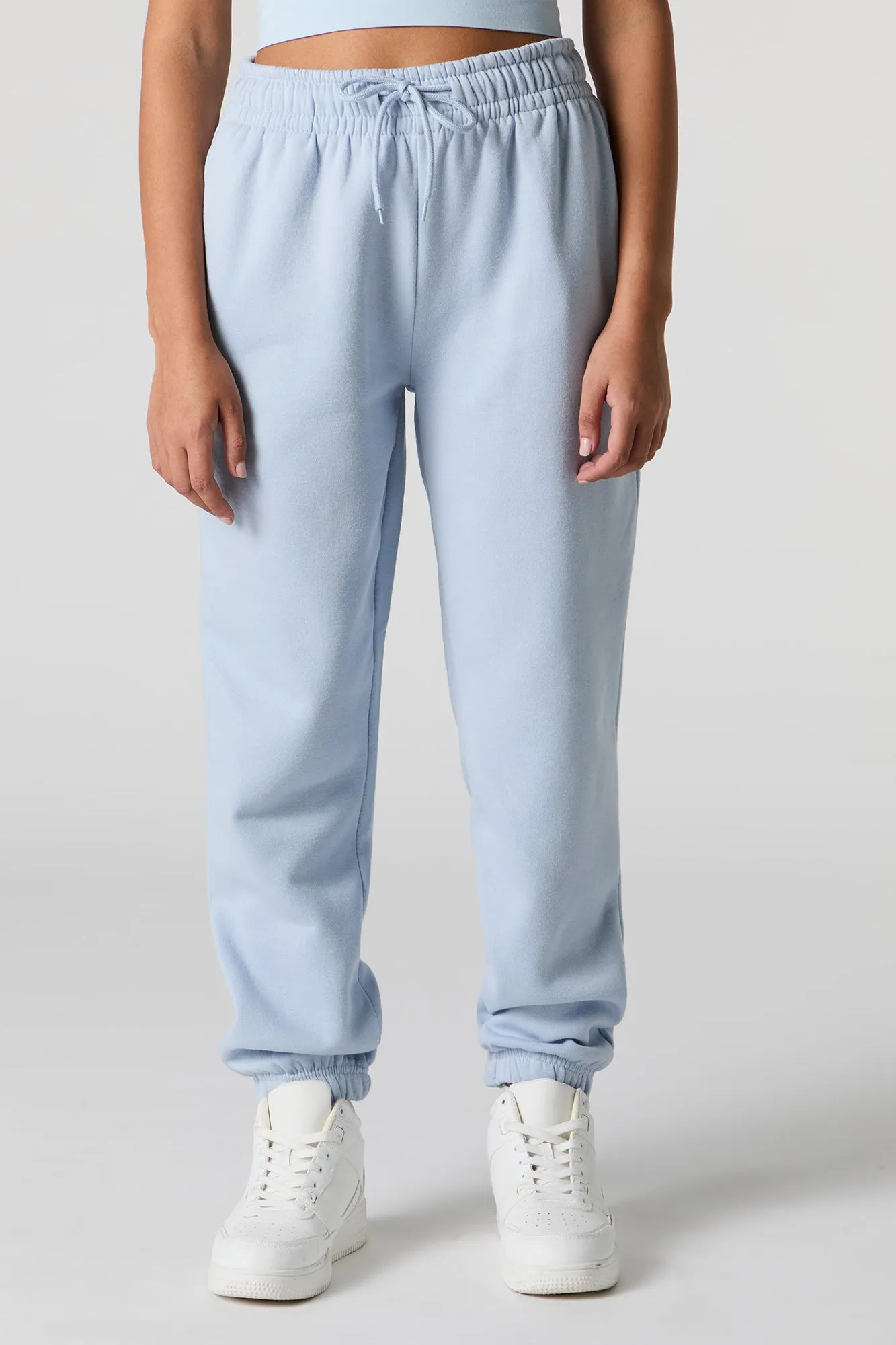 High Rise Solid Fleece Jogger sold by Urban Planet product image thumbnail 2