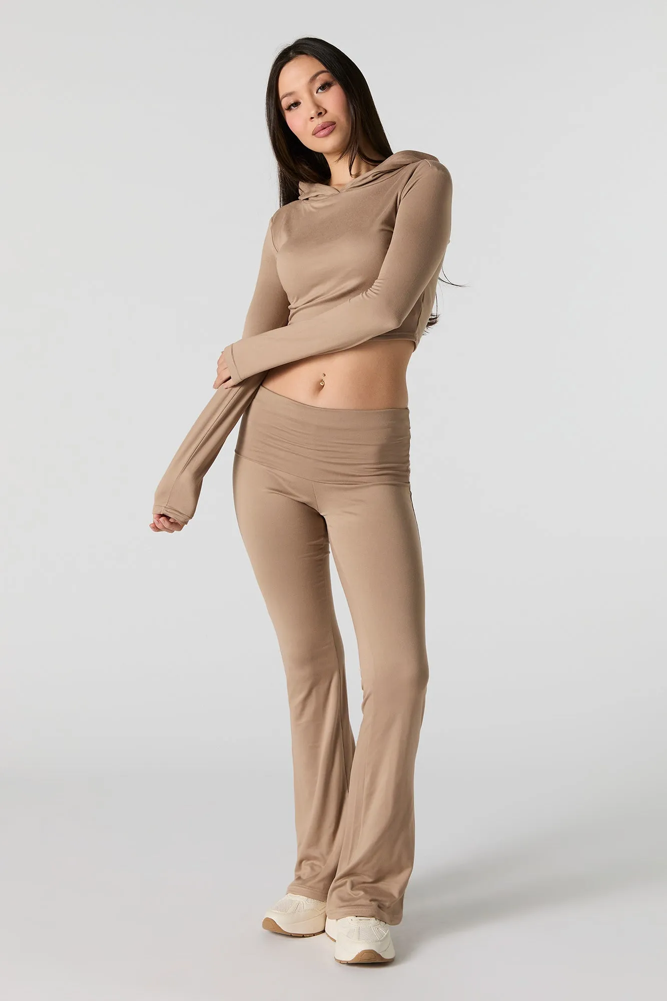 Active Cropped Hoodie sold by Urban Planet product image thumbnail 3