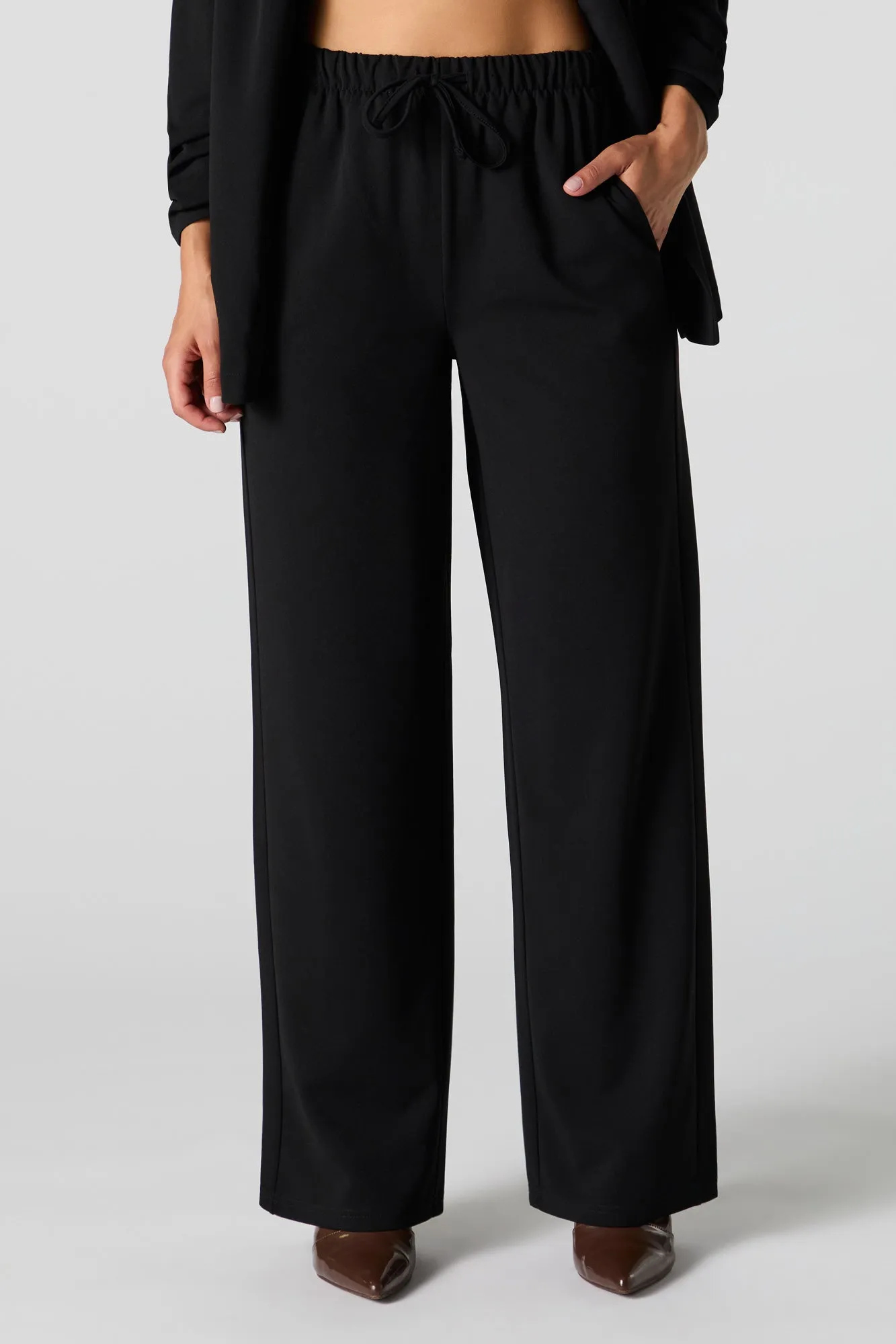 Drawstring Wide Leg Dress Pant sold by Urban Planet product image thumbnail 5