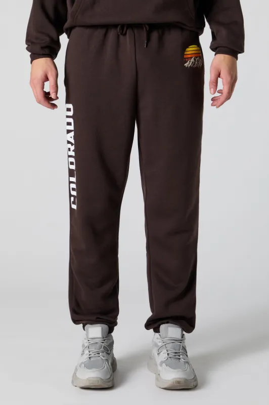 Jogger en molleton à imprimé Colorado sold by Urban Planet