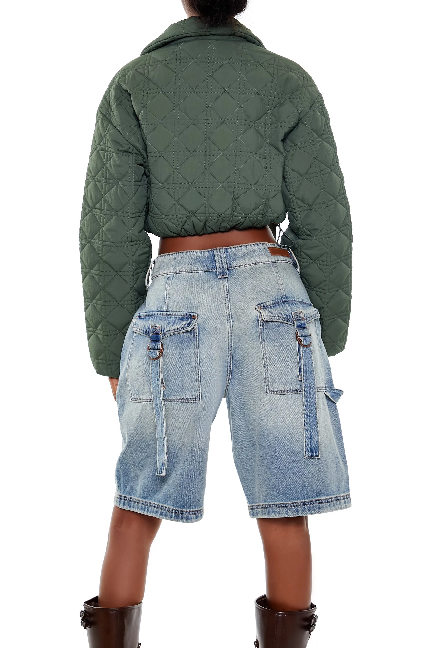 Blouson aviateur court matelassé sold by Urban Planet product image thumbnail 3