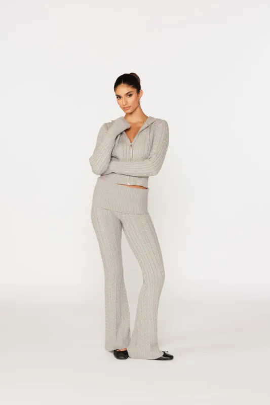 Cable Knit Foldover Waist Pant sold by Urban Planet