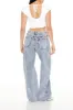 Abstract Acid Wash Wide Leg Jean sold by Urban Planet