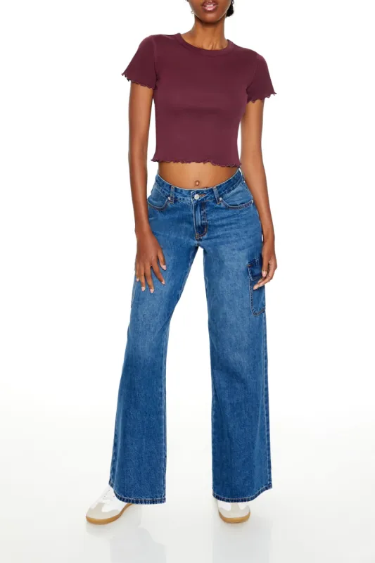 Jean cargo à jambe large et taille basse sold by Urban Planet