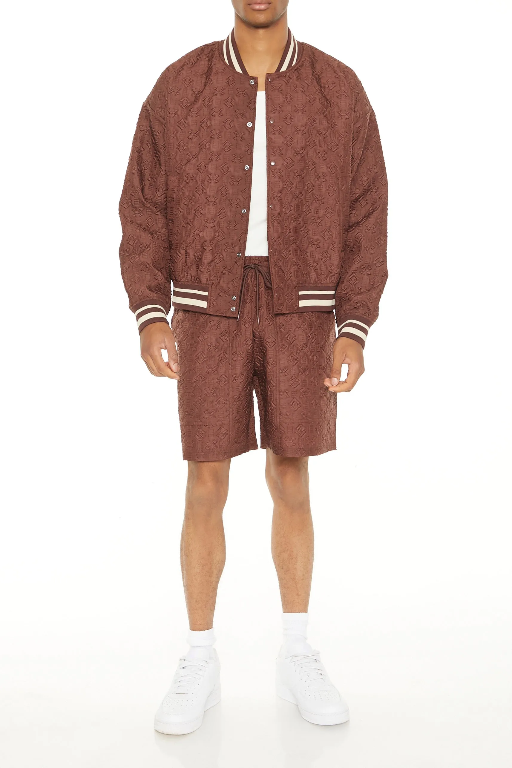 Blouson aviateur de style universitaire texturé sold by Urban Planet product image thumbnail 2