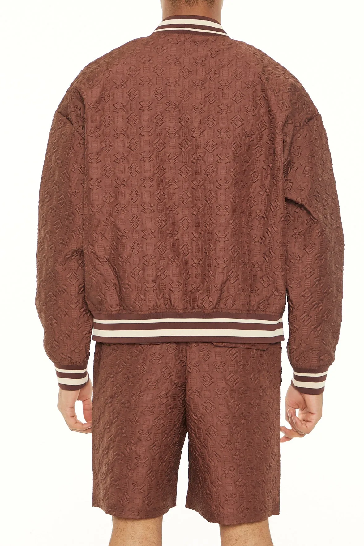 Blouson aviateur de style universitaire texturé sold by Urban Planet product image thumbnail 3