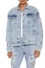 Embroidered Denim Jacket sold by Urban Planet