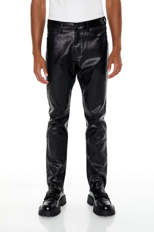 Jean mince en denim chatoyant sold by Urban Planet