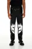 Pantalon en similicuir avec fentes sold by Urban Planet