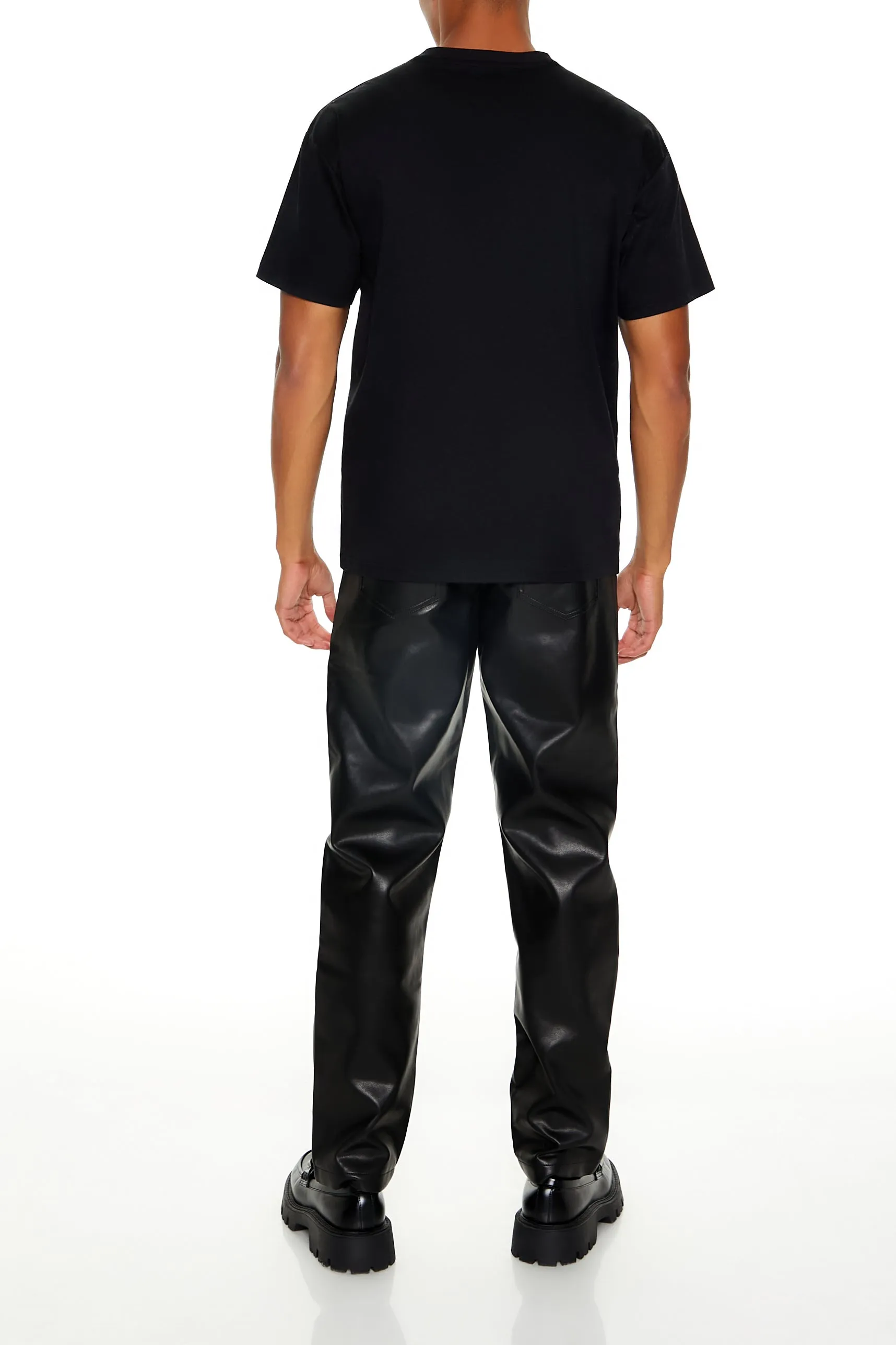 Pantalon en similicuir avec fentes sold by Urban Planet product image thumbnail 3