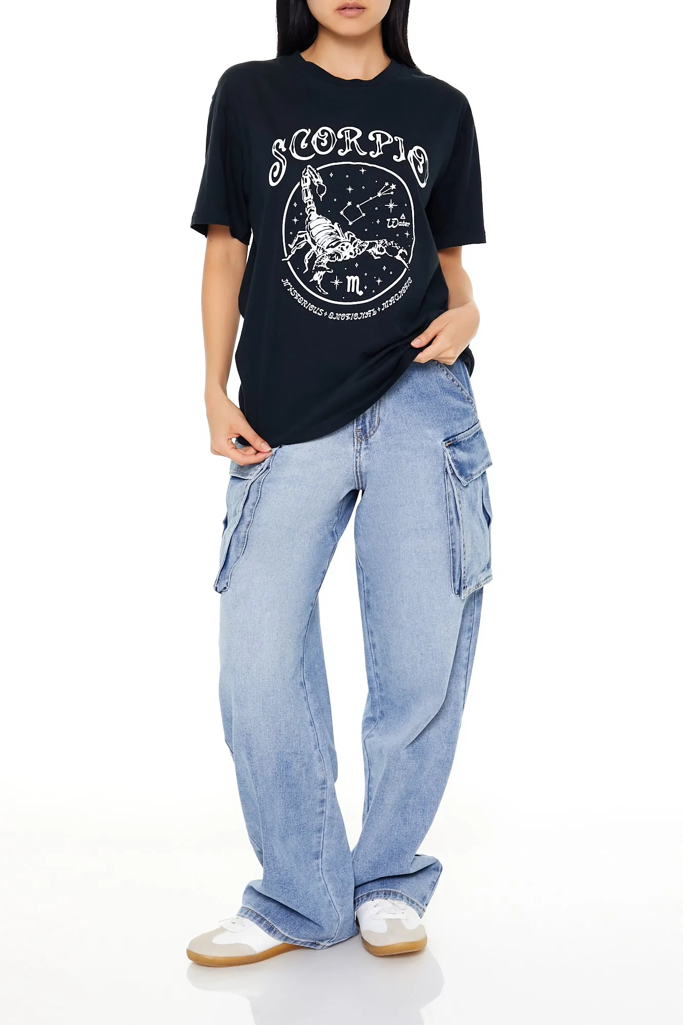 T-shirt surdimensionné à imprimé Scorpio sold by Urban Planet product image thumbnail 2