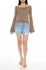 Cardigan à encolure bateau avec manches cloche sold by Urban Planet