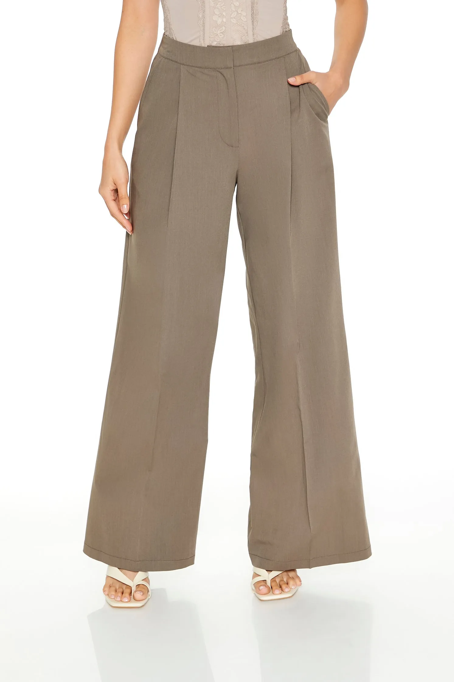 Pantalon habillé à jambe large sold by Urban Planet product image thumbnail 2