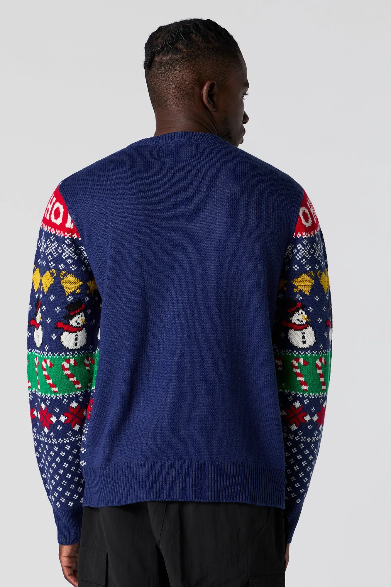 Festive Fairisle Jacquard Knit Ugly Christmas Sweater sold by Urban Planet product image thumbnail 2
