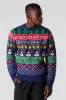Chandail Hideux Noël en tricot jacquard à imprimé Festive Fairisle sold by Urban Planet