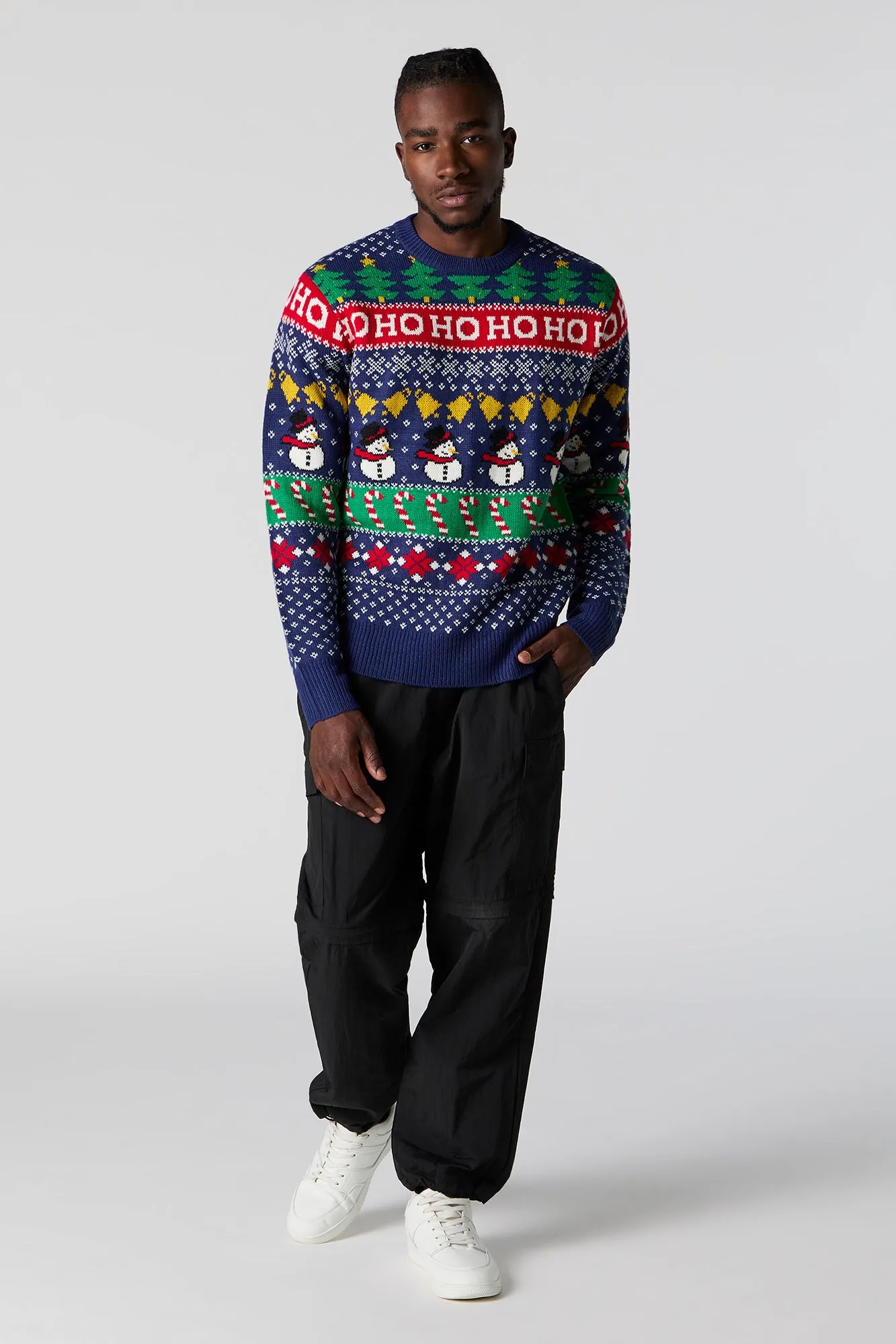 Chandail Hideux Noël en tricot jacquard à imprimé Festive Fairisle sold by Urban Planet product image thumbnail 3