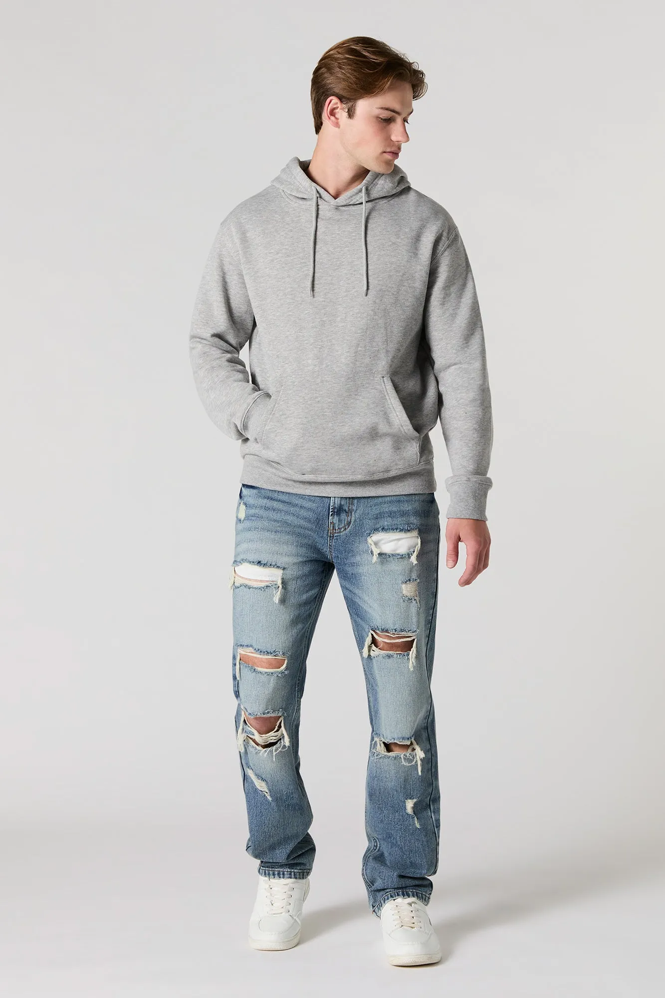 Heavy Distressed Straight Leg Jean sold by Urban Planet product image thumbnail 2
