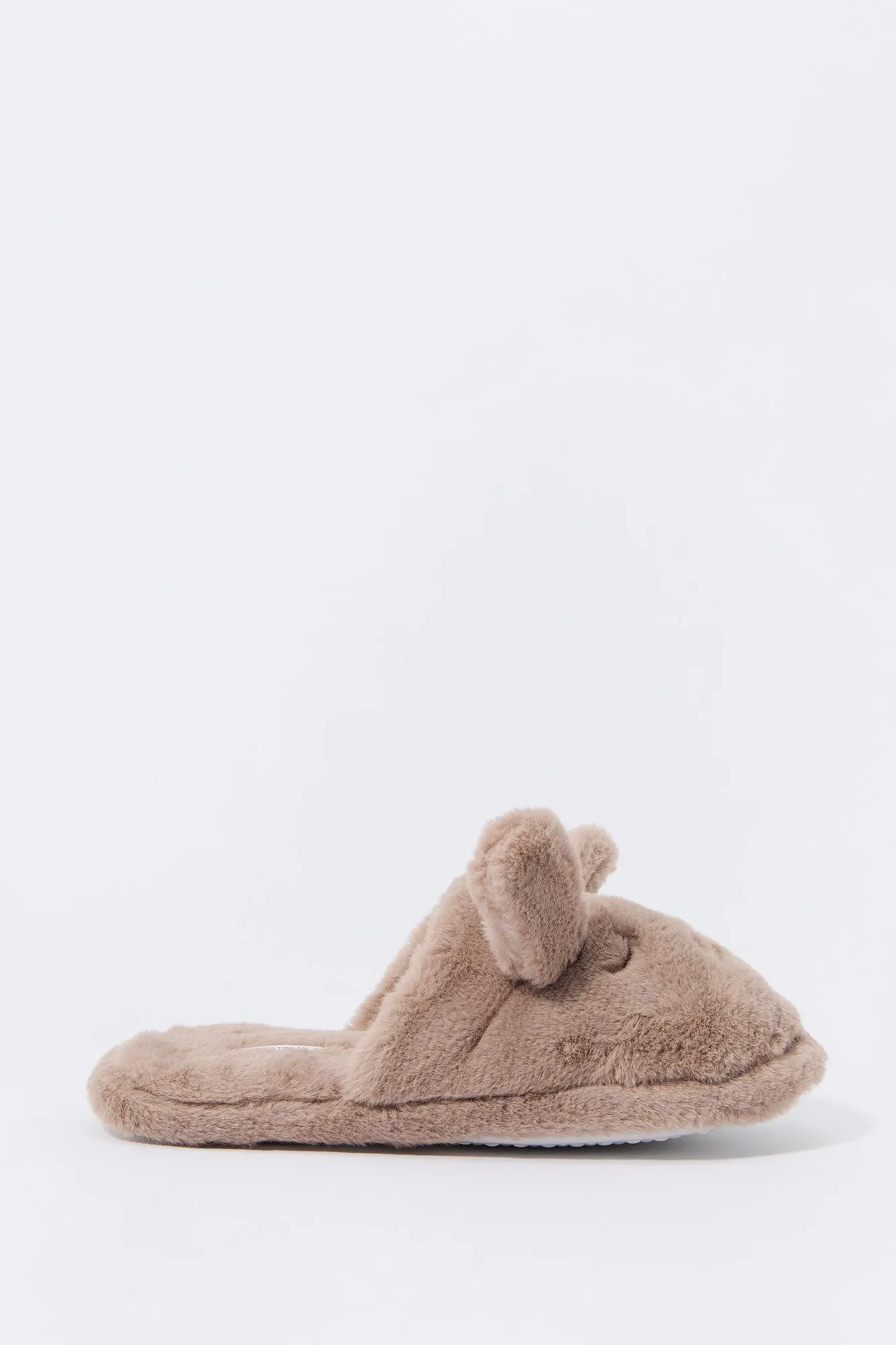 3D Bunny Faux Fur Slippers sold by Urban Planet product image thumbnail 2