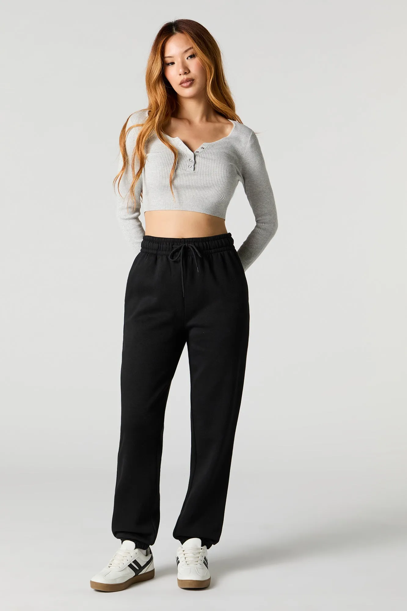 High Rise Fleece Jogger sold by Urban Planet product image thumbnail 4