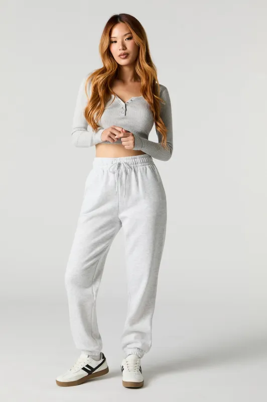 Jogger en molleton à taille haute sold by Urban Planet