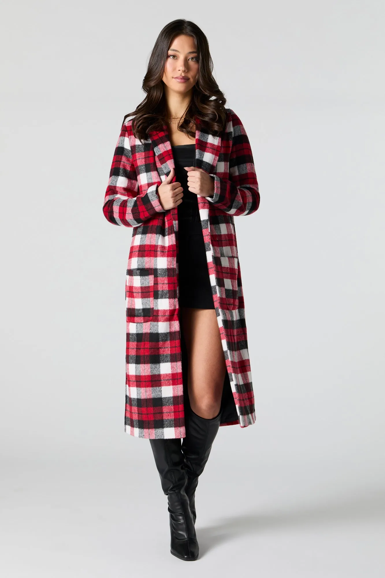 Blouson long en laine sold by Urban Planet