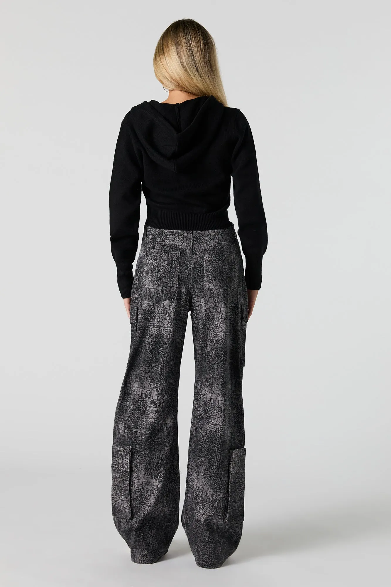 Pantalon cargo à jambe droite avec poches multiples sold by Urban Planet product image thumbnail 3