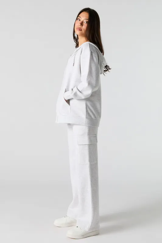 Pantalon en molleton cargo à jambes larges sold by Urban Planet
