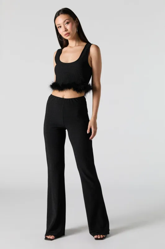 Sparkle Wide Leg Pant sold by Urban Planet