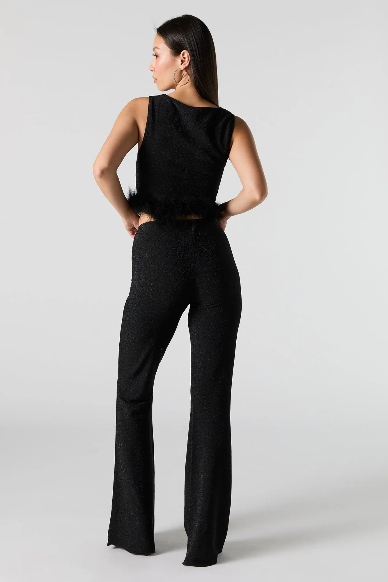 Pantalon scintillant à jambes larges sold by Urban Planet product image thumbnail 3