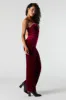 Velvet Faux Pearl Sweetheart Jumpsuit sold by Urban Planet