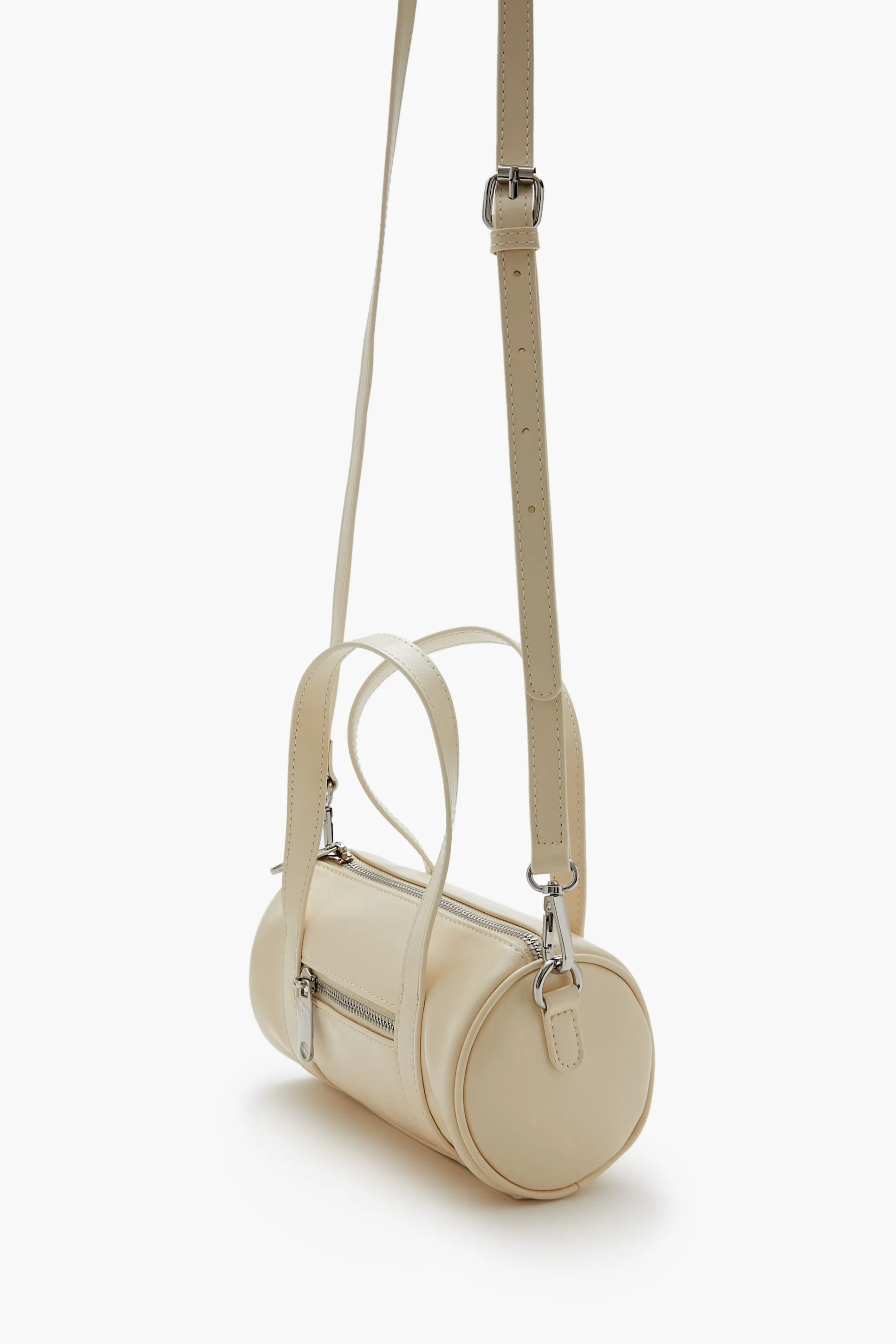 Faux Leather Barrel Bag sold by Urban Planet product image thumbnail 4