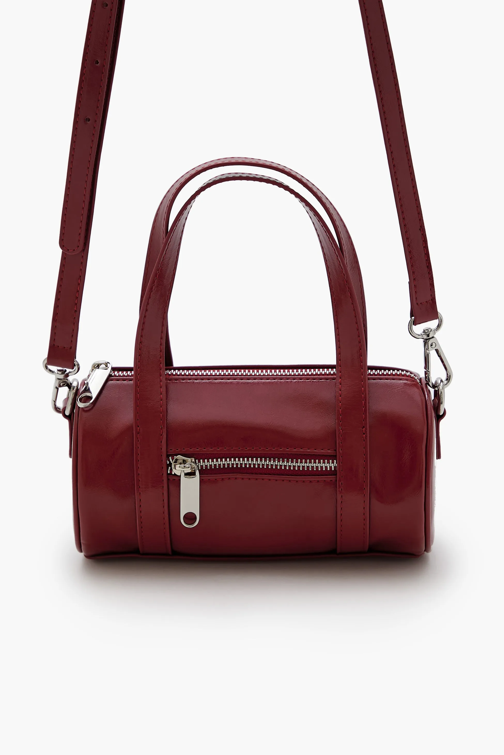 Faux Leather Barrel Bag sold by Urban Planet product image thumbnail 2