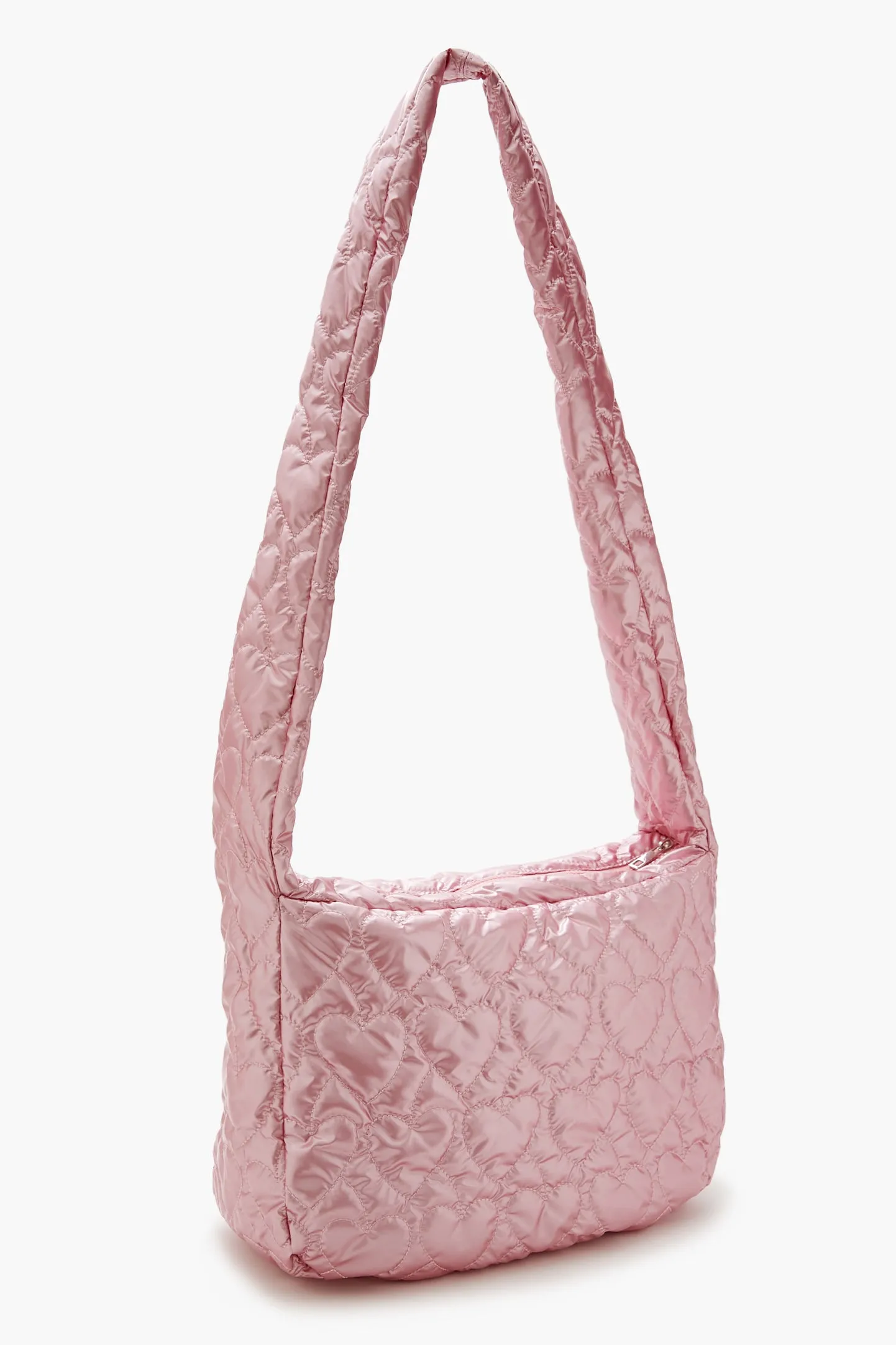 Heart Quilted Metallic Shoulder Bag sold by Urban Planet product image thumbnail 2