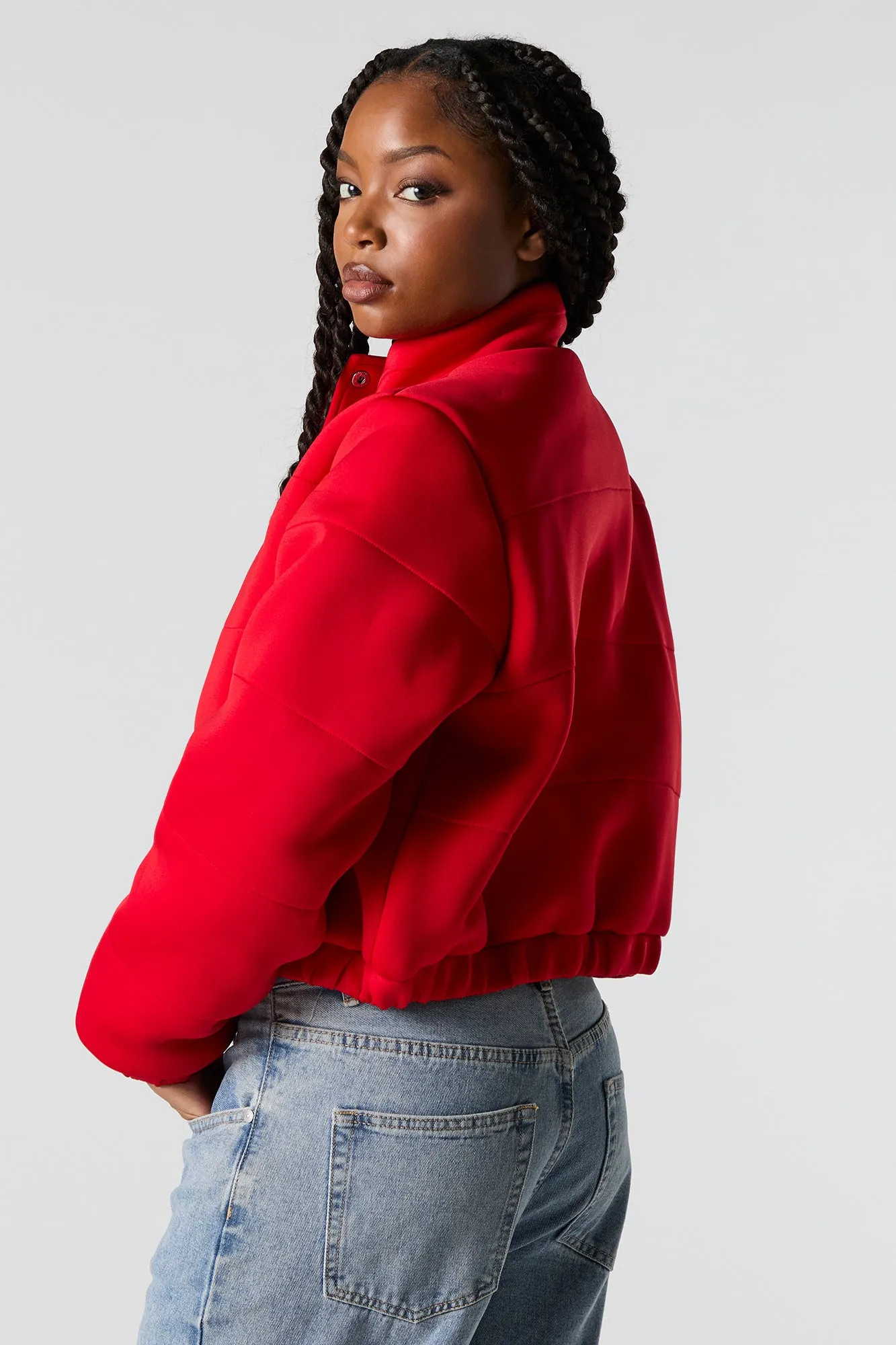 Manteau bouffant en scuba sold by Urban Planet product image thumbnail 2