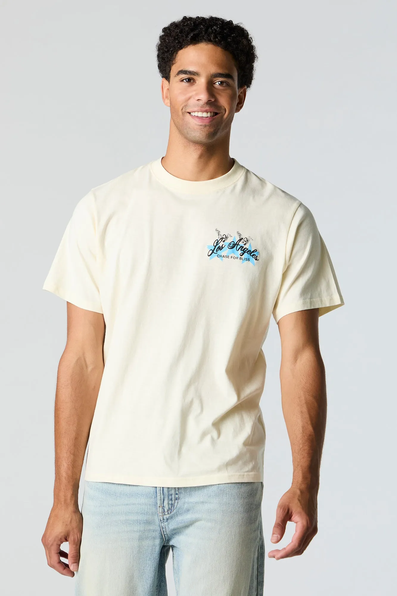 LA Bliss Graphic T-Shirt sold by Urban Planet product image thumbnail 2
