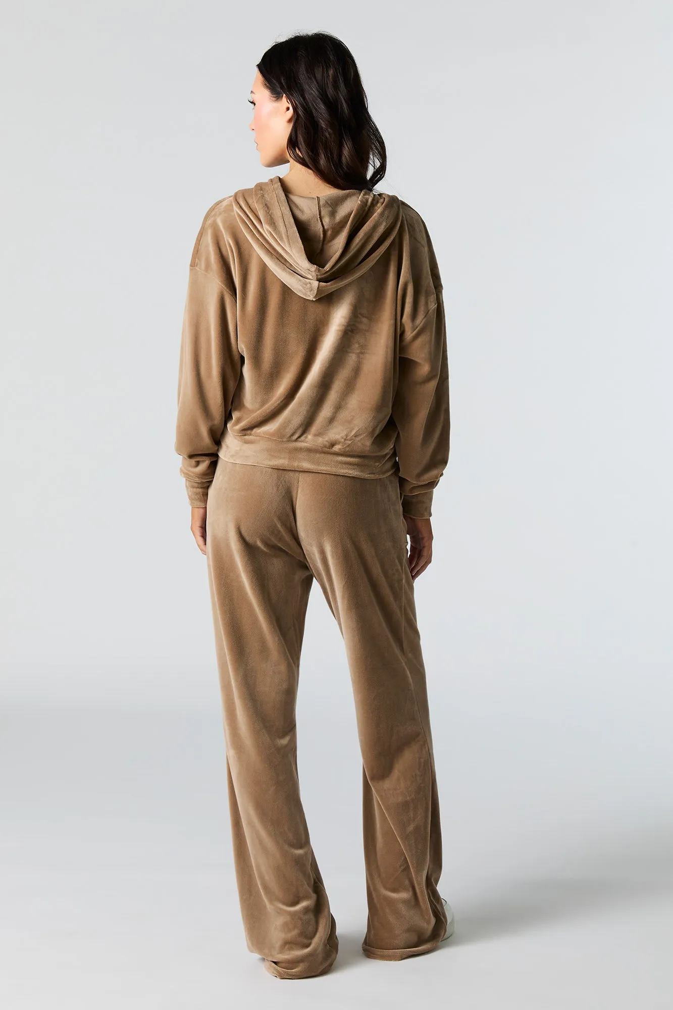 Velour Wide Leg Pant sold by Urban Planet product image thumbnail 3