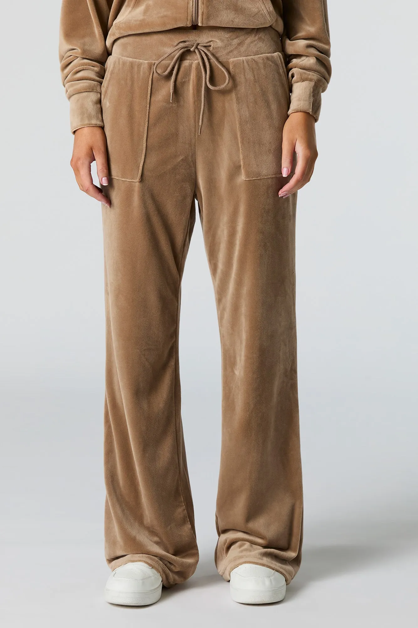Velour Wide Leg Pant sold by Urban Planet product image thumbnail 2