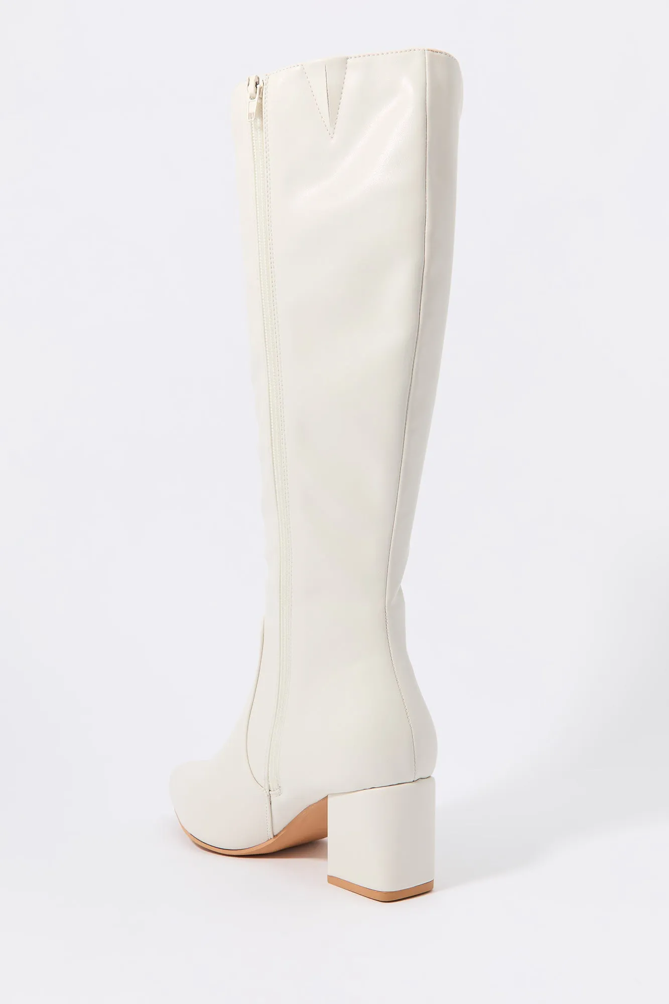 Bottes au genou avec bout pointu en similicuir sold by Urban Planet product image thumbnail 3