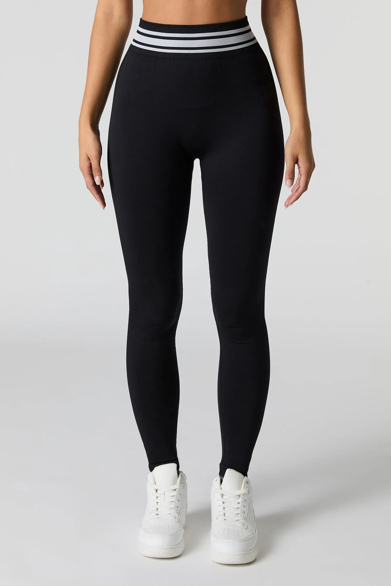 Legging Sommer Ray Active sans couture avec bande de taille rayée sold by Urban Planet product image thumbnail 5