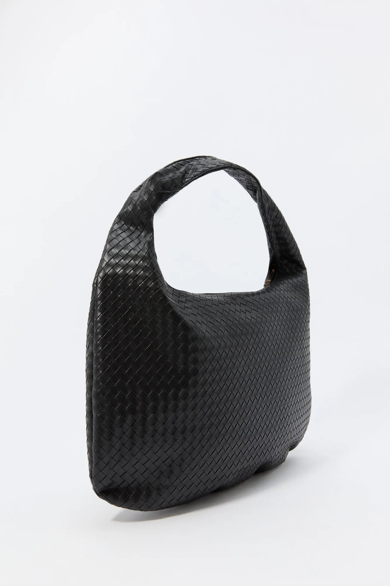 Faux Leather Large Hobo Shoulder Bag sold by Urban Planet product image thumbnail 5