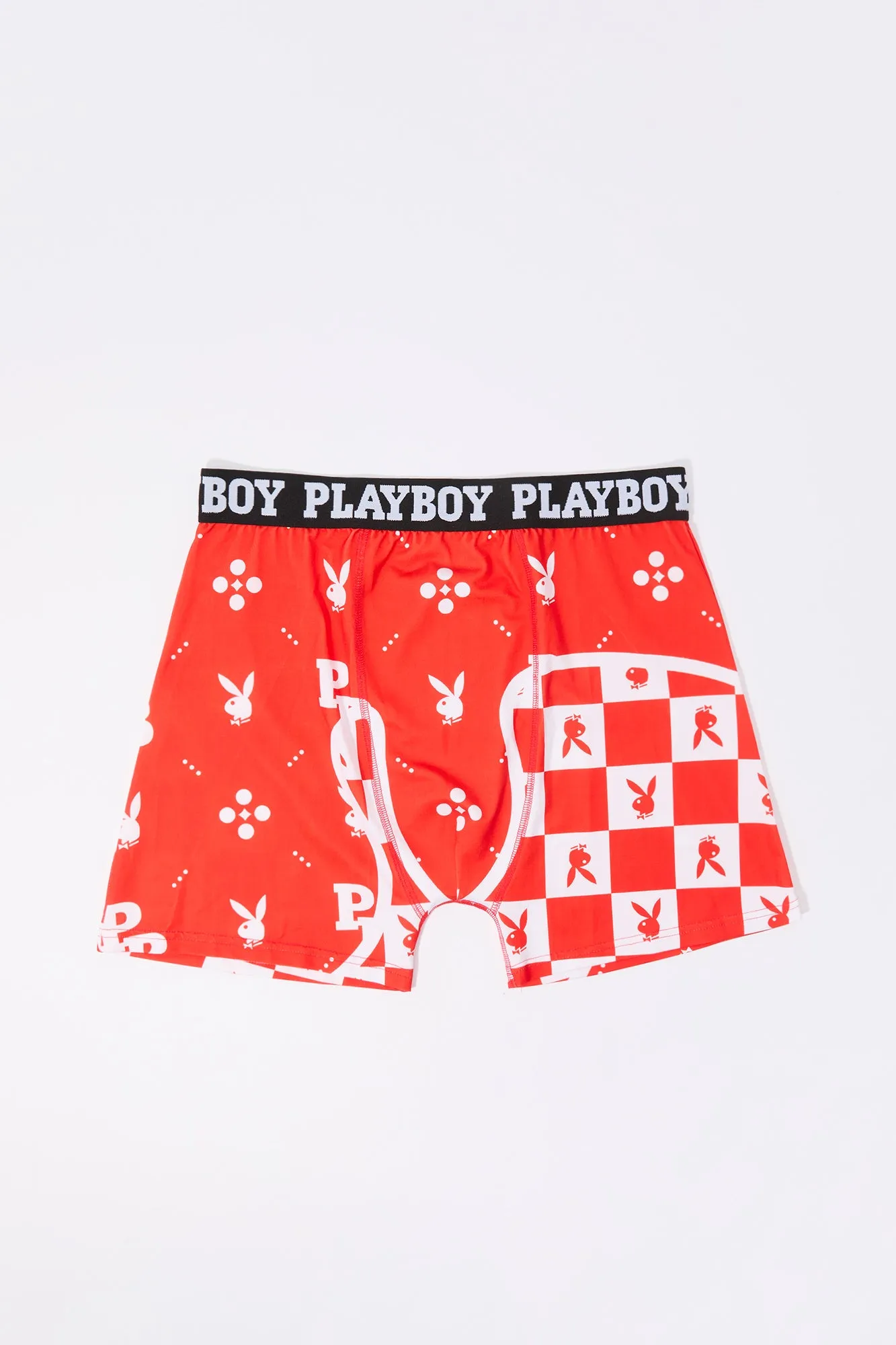 Playboy Checkered Print Boxer Brief sold by Urban Planet product image thumbnail 3
