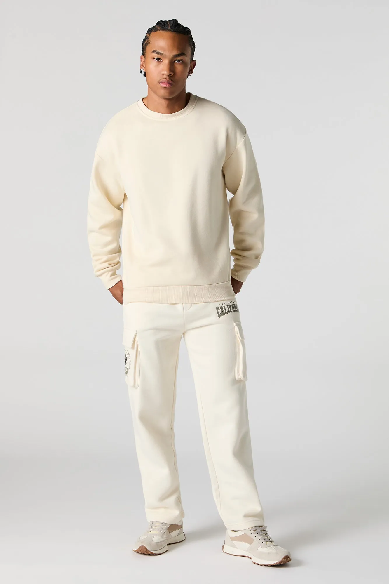 City Graphic Fleece Cargo Sweatpant sold by Urban Planet product image thumbnail 2