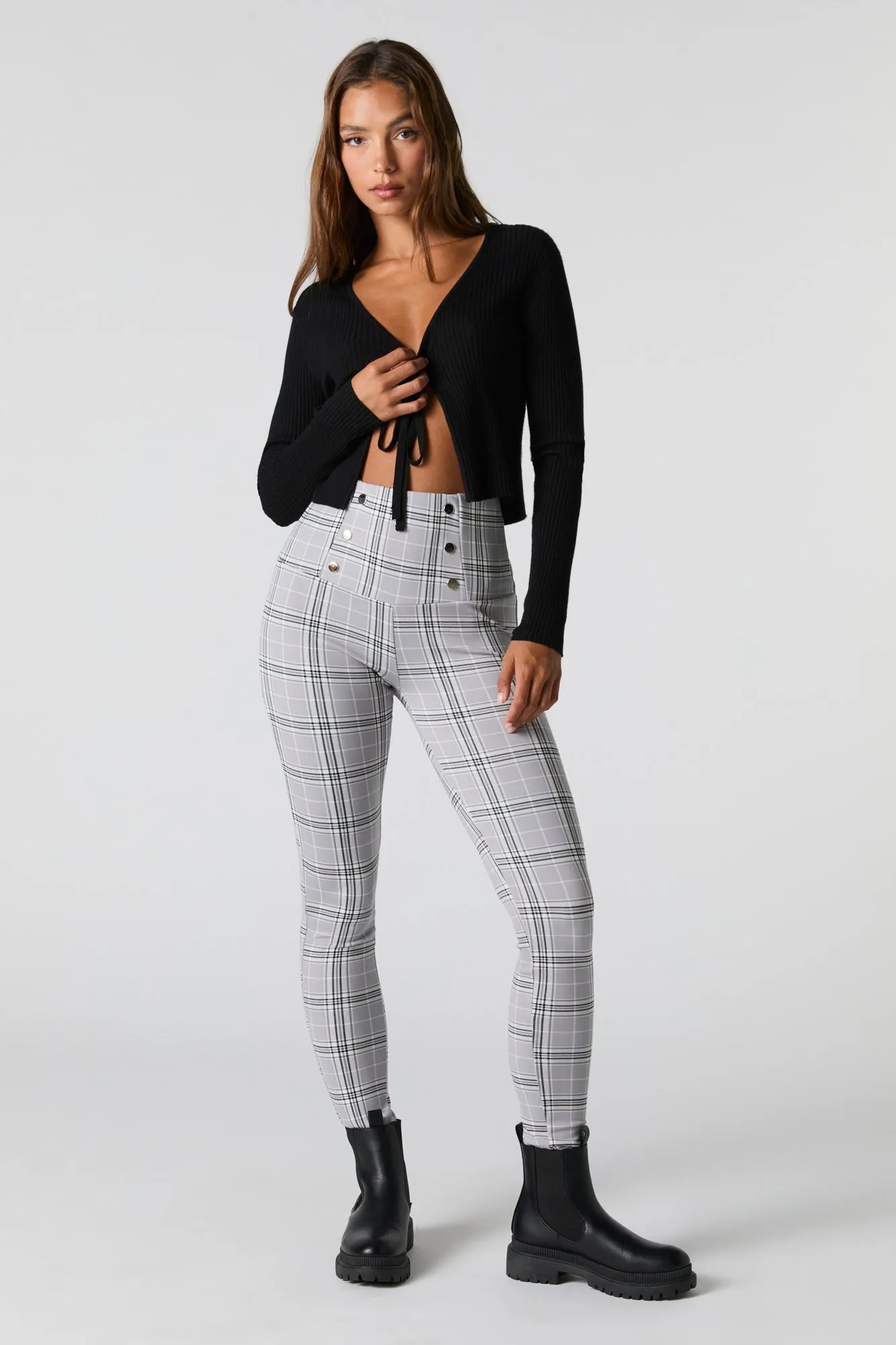 Utility Button Soft Legging sold by Urban Planet