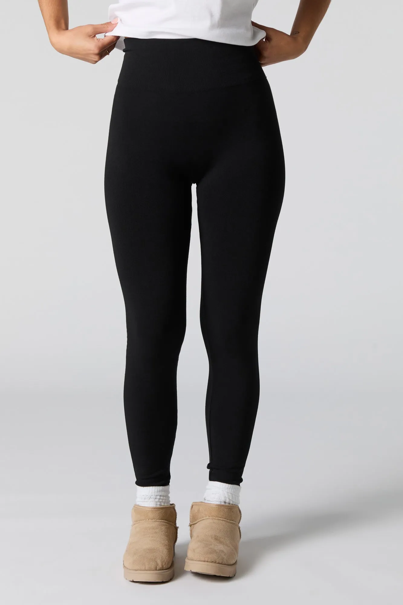 Legging sans couture à taille haute sold by Urban Planet product image thumbnail 5