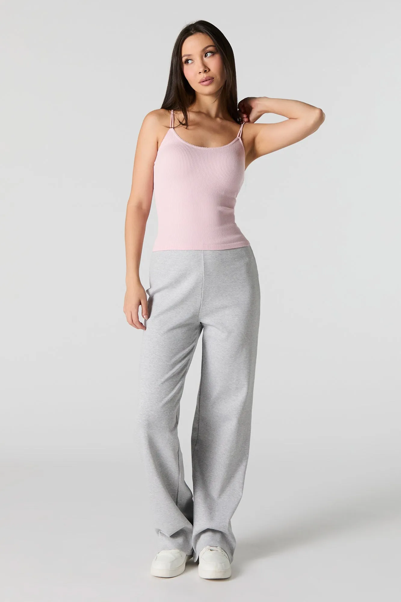 Seamless Ribbed Dual Strap Cami sold by Urban Planet product image thumbnail 3