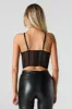 Haut corset court en filet ruché sold by Urban Planet