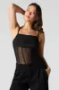 Mesh Cowl Neck Bodysuit sold by Urban Planet